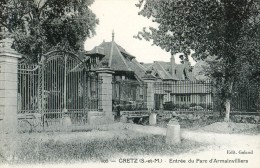 CPA Gretz - Entrée Du Parc D'Armainvilliers - Gretz Armainvilliers