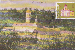 YU58  --  YUGOSLAVIA  --  CARTE MAXIMUM + FDC ( PRVI DAN )  --    MONASTERY HOPOVO, SERBIA - Cartoline Maximum