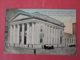 - New York > Buffalo ( Marble Temple Manufactures & Traders National Bank 1916 Cancel       Ref  988 - Buffalo