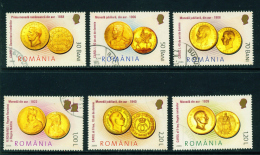 ROMANIA - 2006 Gold Coins Used As Scan - Oblitérés