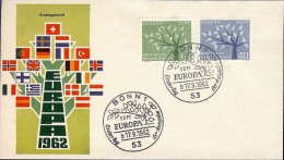1962 - EUROPA CEPT  GERMANIA -  DEUTSCHLAND - FDC - 1962