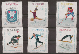 ALBANIA 1968 Olympic Winter Games Grenoble MNH - Hiver 1968: Grenoble