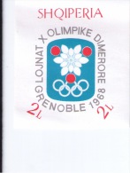 ALBANIA 1968 Olympic Games MNH - Invierno 1968: Grenoble