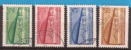 1948 X 548-51  JUGOSLAVIJA  DONAU KONFERENZ EUROPA PONTE NAVI  USED - Oblitérés