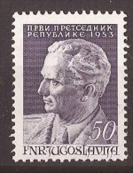 1953  X  728   JUGOSLAVIJA  TITO  ARTE   MNH - Nuevos