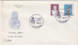 PGL BQ110 - TURQUIE Yv N°2089/90 FDC  EUROPA CEPT - FDC