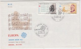 PGL BQ111 - TURQUIE Yv N°2462/63 FDC  EUROPA CEPT - FDC