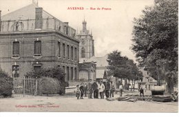 CPA - AVESNES - RUE DE FRANCE - LAFINEUR - SAMIN - Avesnes Sur Helpe