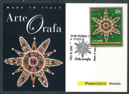 ITALIA / ITALY 2013 - Arte Orafa " Fibbia A Forma Di Stella" - XIV Secolo - Maximum Card - Maximumkaarten