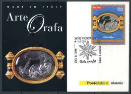 ITALIA / ITALY 2013 - Arte Orafa " Spilla Con Venere Marina" - XIX Secolo  - Maximum Card - Maximumkaarten