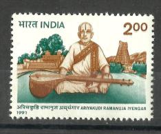 INDIA, 1991, Ariyakudi Ramanuja Iyengar ( Singer And Composer ),  MNH, (**) - Nuevos