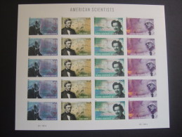 USA 2011  AMERICAN SCIENTISTS SHEET OF 20  MNH **   (1031000-625/015) - Fogli Completi