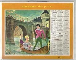 Almanach Des PTT De 1965 (département De Charente-Maritime 17 ) "Sur Le Pont Du Nord Et Trois Jeunes Tambours" - Grand Format : 1961-70