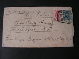 == Russland Polen   Warschau Bahn Cv.1907 Nach Friedberg  Kl. Mängel - Brieven En Documenten