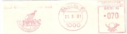 A5 Germany 1981. Machine Stamp Cut Fragment  Etikettier Maschinen Label Machine - Bières