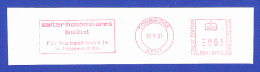 -----CACHET  -SALTER HOUSEWARES LIMITED ----- TONBRIDGE - 15.2.91 - Franking Machines (EMA)