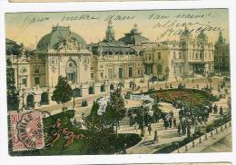 MONACO CARTE POSTALE OBL AMBULANT  VINTIMILLE A NICE - Postmarks