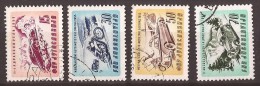 1953 X  724-27   JUGOSLAVIJA  AUTO MOTO RACE  USED - Used Stamps