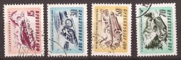 1953 X  724-27   JUGOSLAVIJA  AUTO MOTO RACE  USED - Oblitérés