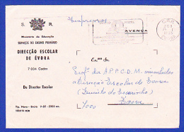 DIRECÇÃO ESCOLAR DE ÉVORA  -  C.R.P.  ÉVORA    26-II-1983 - Covers & Documents