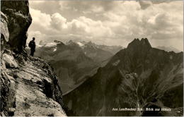 AK Am Laufbacher Eck, Blick Zum Höfats, Gel 1958 (Bad Hindelang) - Hindelang