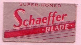 RAZOR BLADE SCHAEFFER  BLADE SUPER - HONED - Hojas De Afeitar