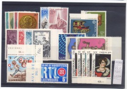 LUSSEMBURGO LUXEMBOURG ANNATA COMPLETA 1979 22 Valori  FDS NUOVI PERFETTI .PERFETTI  MNH** - Volledige Jaargang