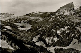 AK Kleines Walsertal, Schwarzwasserhütte Mit Hüttenstempel 1955, Beschr - Kleinwalsertal