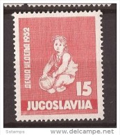 1952 X  696   JUGOSLAVIJA  WEEK FOR CHILDREN  MNH - Nuevos