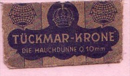 RAZOR BLADE SCHAEFFER  TÜCKMAR-KRONE DIE HAUCHDÜNNE 0.10 Mm - Hojas De Afeitar