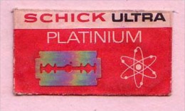 RAZOR BLADE RASIERKLINGE SCHICK ULTRA PLATINUM - Rasierklingen