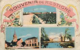 SOUVENIR DE RESTIGNE CARTE MULTIVUES - Autres & Non Classés