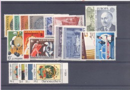 LUSSEMBURGO LUXEMBOURG ANNATA COMPLETA 1980 19 Valori  FDS NUOVI .PERFETTI  MNH** - Volledige Jaargang