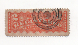 Fra407 Canada, Lettre Chargees, Raccomandata, Registered, 2 Cents, 1875-88, Fiscaux, Surcharge - Raccomandate