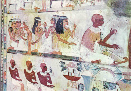 Egypte, Louxor-Tombes Des Nobles, Peintures Murales Dans La Tombe De Nakht, Circule Non - Louxor