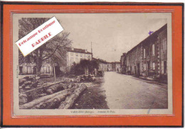 Carte Postale 09. Varilhes  Avenue De Foix Trés Beau Plan - Varilhes