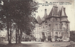 POITOU-CHARENTE - 86 - VIENNE - Canton De VIVONNE - Château De La Badonnière - Façade Ouest Et Sud - Vivonne