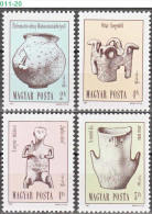 HUNGARY, 1987, Neolithic And Copper Age Artifacts, Archaeology, MNH (**), Sc/Mi 33065-3068/3891A-94A - Nuevos