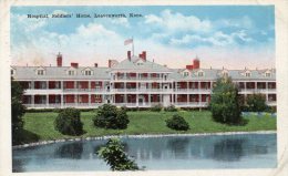 Leavenworth KS Hospital Sodliers Home Old Postcard - Altri & Non Classificati