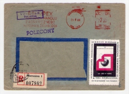 Old Letter - Poland, Polska - Aviones