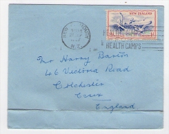 Old Letter - New Zealand - Luftpost