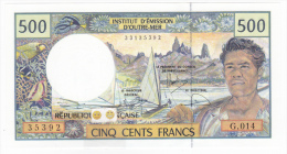 Polynésie Française / Tahiti - 500 FCFP - G.014 / 2010 / Signatures Viennay-Landau-Besse - Neuf  / Jamais Circulé - Französisch-Pazifik Gebiete (1992-...)