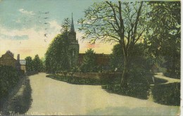 BERKS - TILEHURST VILLAGE AND CHURCH  1911 Be166 - Sonstige & Ohne Zuordnung