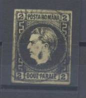 ROMANIA - 1866 2p Black - 1858-1880 Fürstentum Moldau