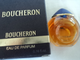 BOUCHERON: " BOUCHERON" MINI EDP 5 ML  VOIR & LIRE !!! - Miniatures Femmes (avec Boite)