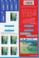 New Zealand Stamp Booklet: 2001 Tourist Attraction $1.50 Kayakers In Abel Tasman National Park $7.50 NZ137014 - Postzegelboekjes