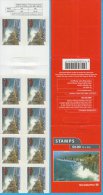 New Zealand Stamp Booklet: 2002 Scenic Coastlines 40c Tongaporutu Cliffs, Taranaki, $4.00 NZ137017 - Markenheftchen