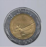 ITALIA - ITALY = 500 Liras 1986 - 500 Liras