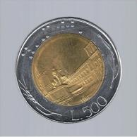 ITALIA - ITALY = 500 Liras 1987 - 500 Liras