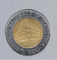 ITALIA - ITALY = 500 Liras ND (1996)   KM181 - Gedenkmünzen